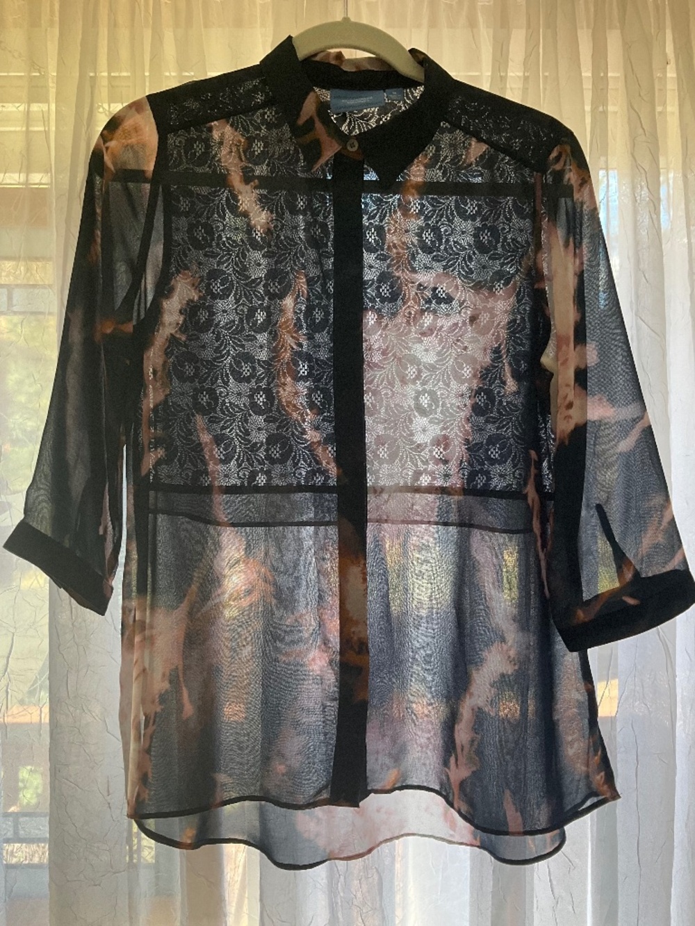 Simply Vera sheer blouse